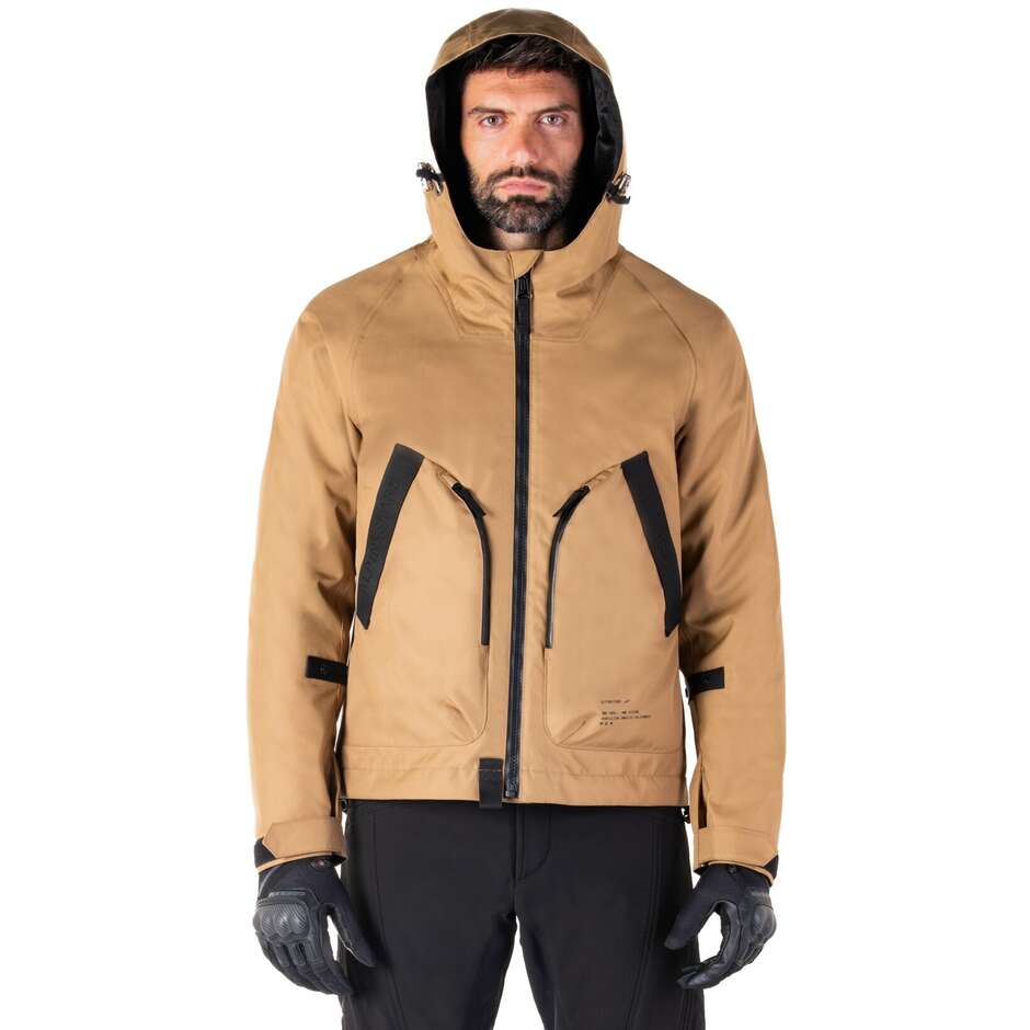 Giubbotto Moto Tessuto Alpinestars MORUSH WP PARKA Utility Marrone