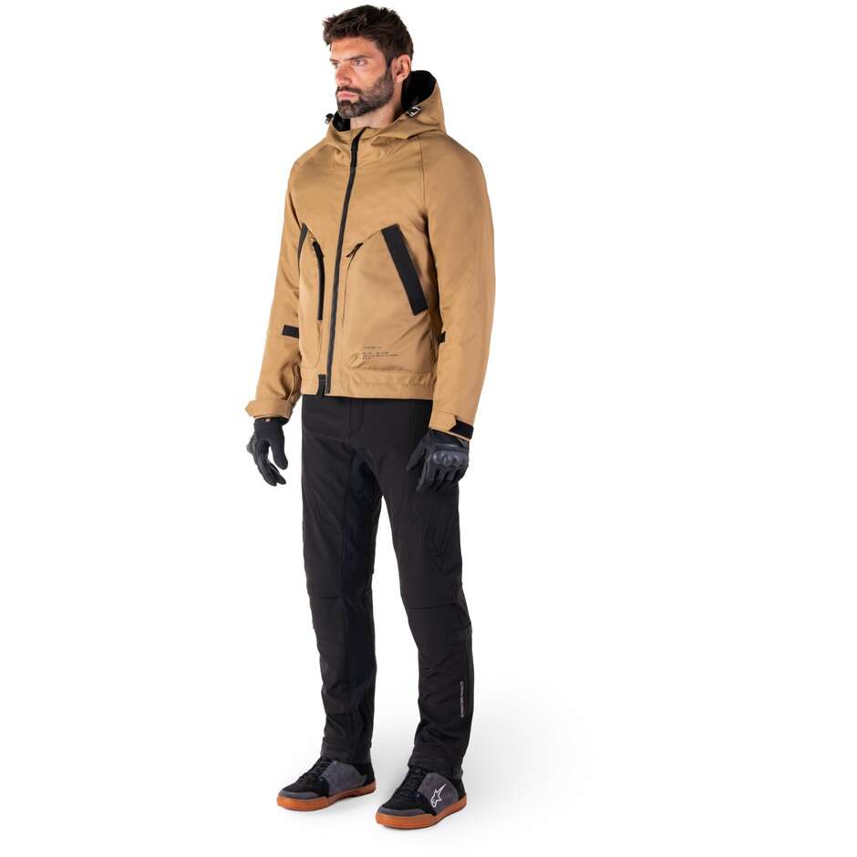 Giubbotto Moto Tessuto Alpinestars MORUSH WP PARKA Utility Marrone