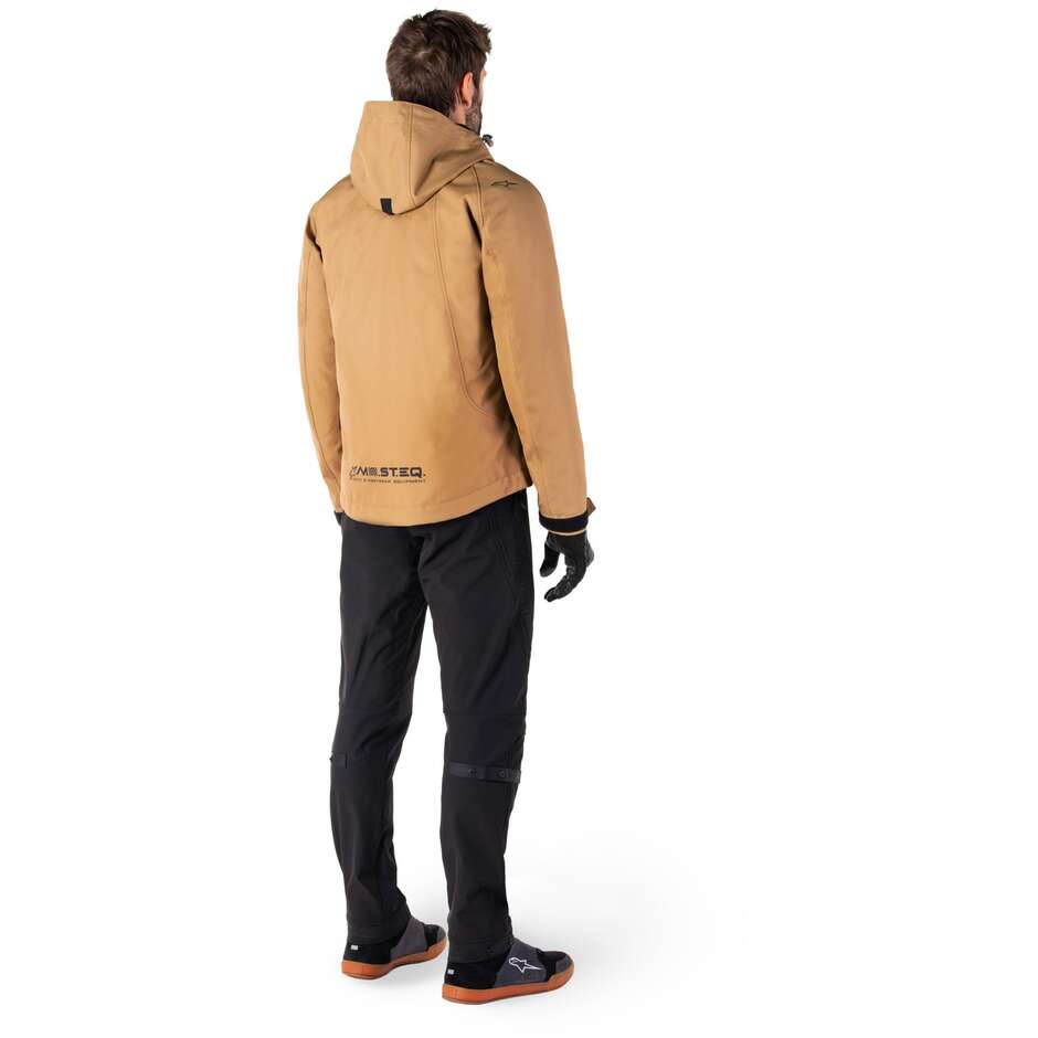 Giubbotto Moto Tessuto Alpinestars MORUSH WP PARKA Utility Marrone
