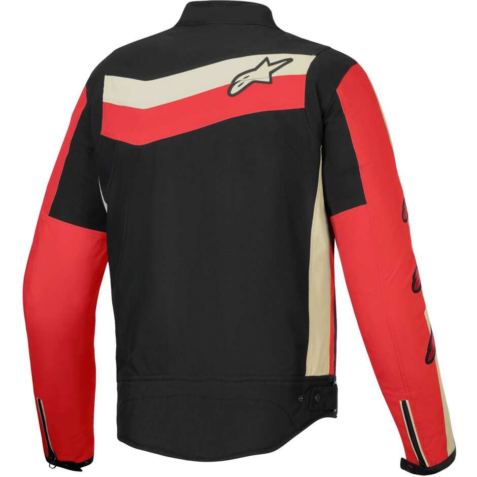 Giubbotto Moto Tessuto Alpinestars T-DYNO WR Nero Bright Rosso