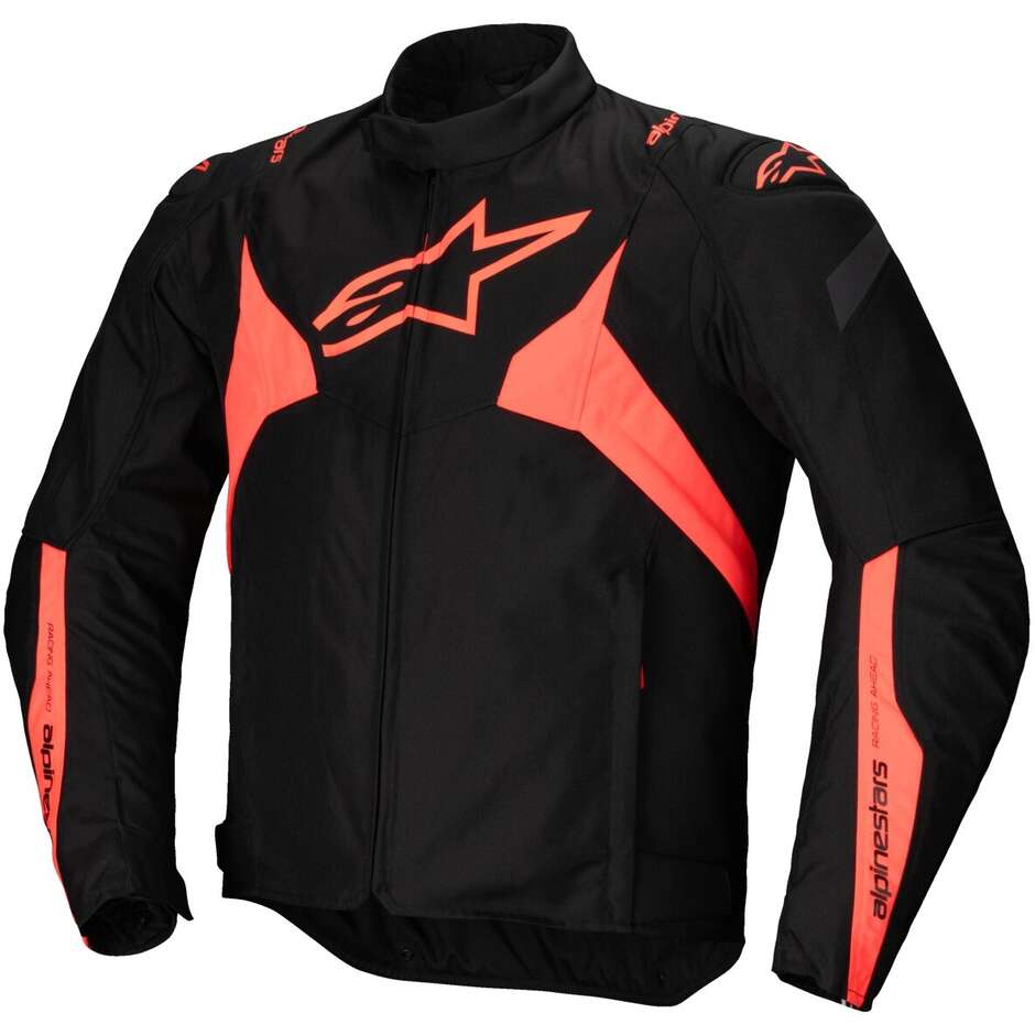 Giubbotto Moto Tessuto T-JAWS V4 WP Nero Rosso F taglia L