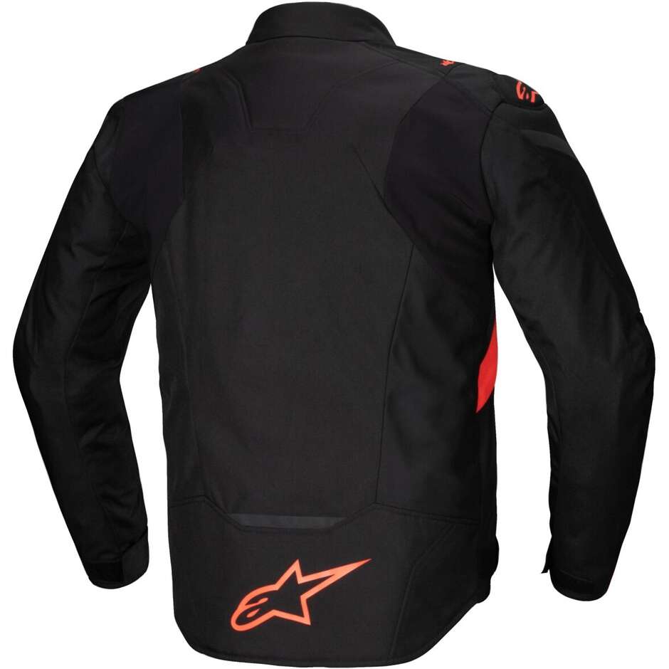 Giubbotto Moto Tessuto Alpinestars T-JAWS V4 WP Nero Rosso Fluo