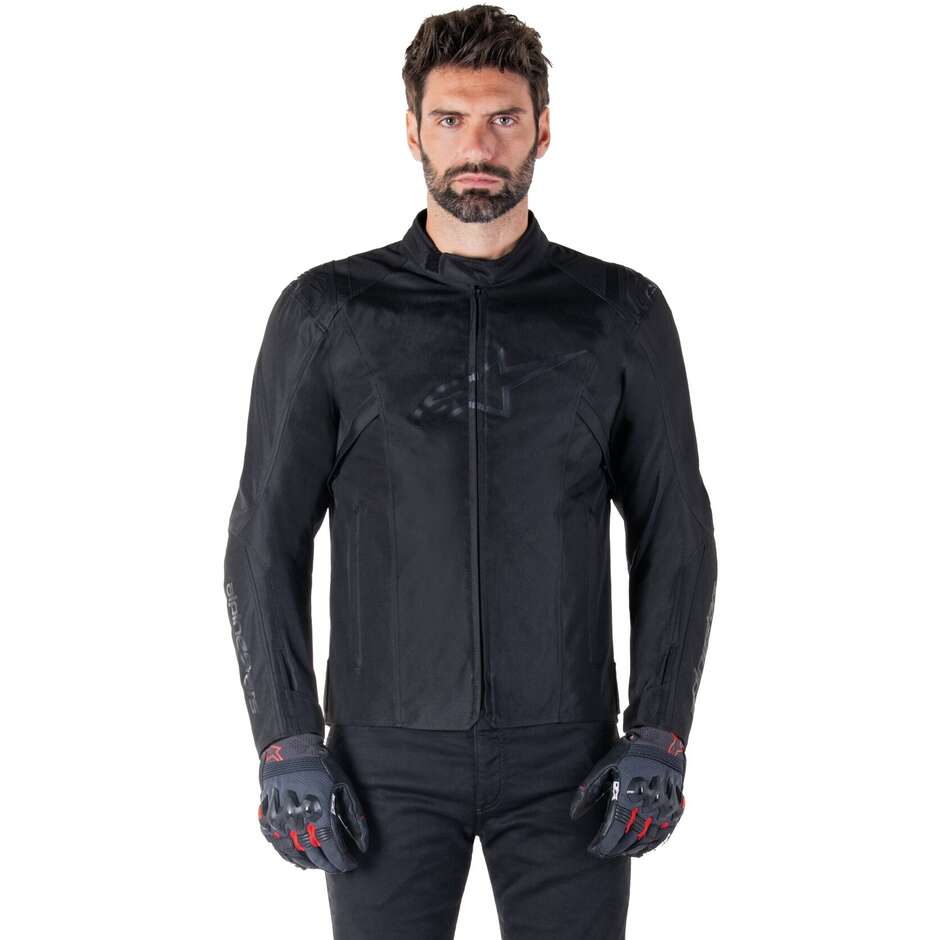 Giubbotto Moto Tessuto Alpinestars T-SPS V2 WP Nero Nero