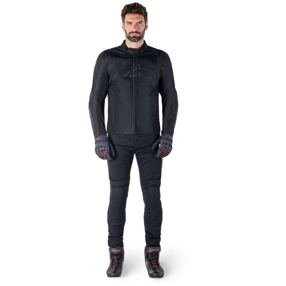Giubbotto Moto Tessuto Alpinestars T-SPS V2 WP Nero Nero