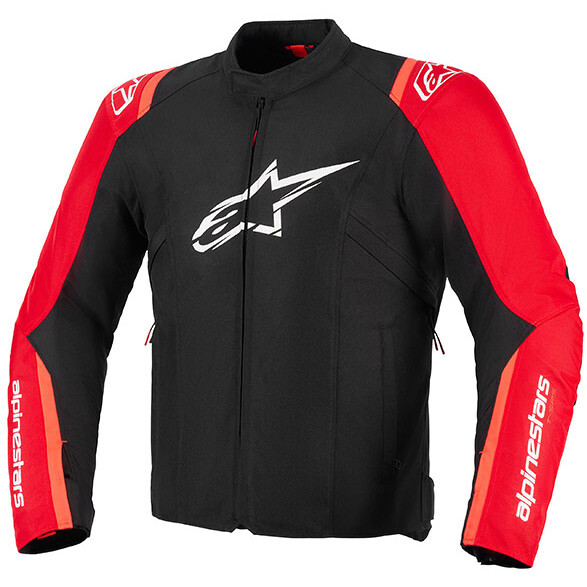 Giubbotto Moto Tessuto T-SPS V2 WP Rosso Fluo Ne taglia M