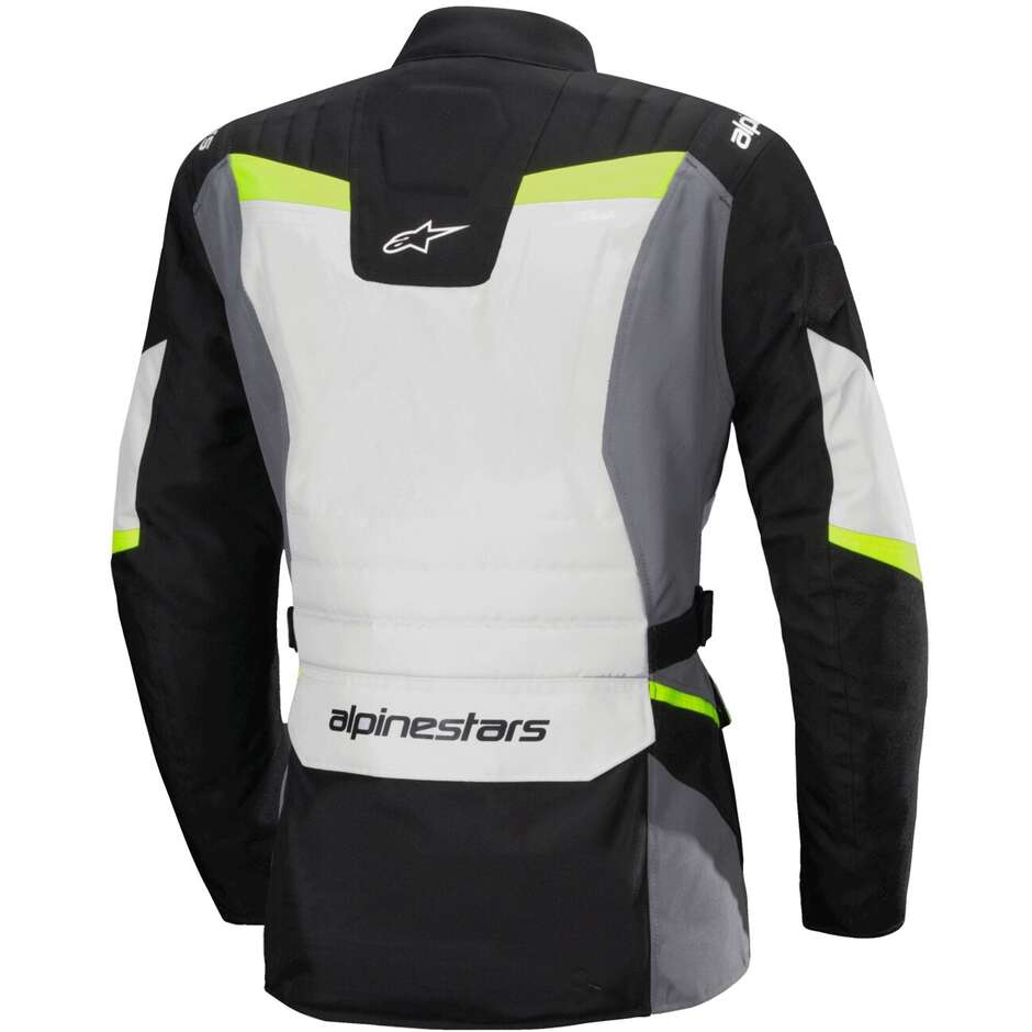 Giubbotto Moto Tessuto Donna Alpinestars STELLA ST-1 WATERPROOF Ice Grigio Nero Giallo Fluo