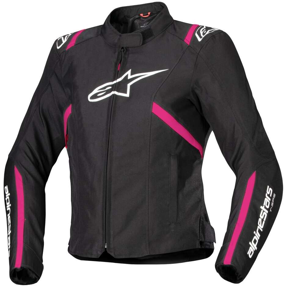 Giubbotto Moto Tessuto Donna Alpinestars STELLA T-SPS V2 WP Nero Bianco Diva Rosa
