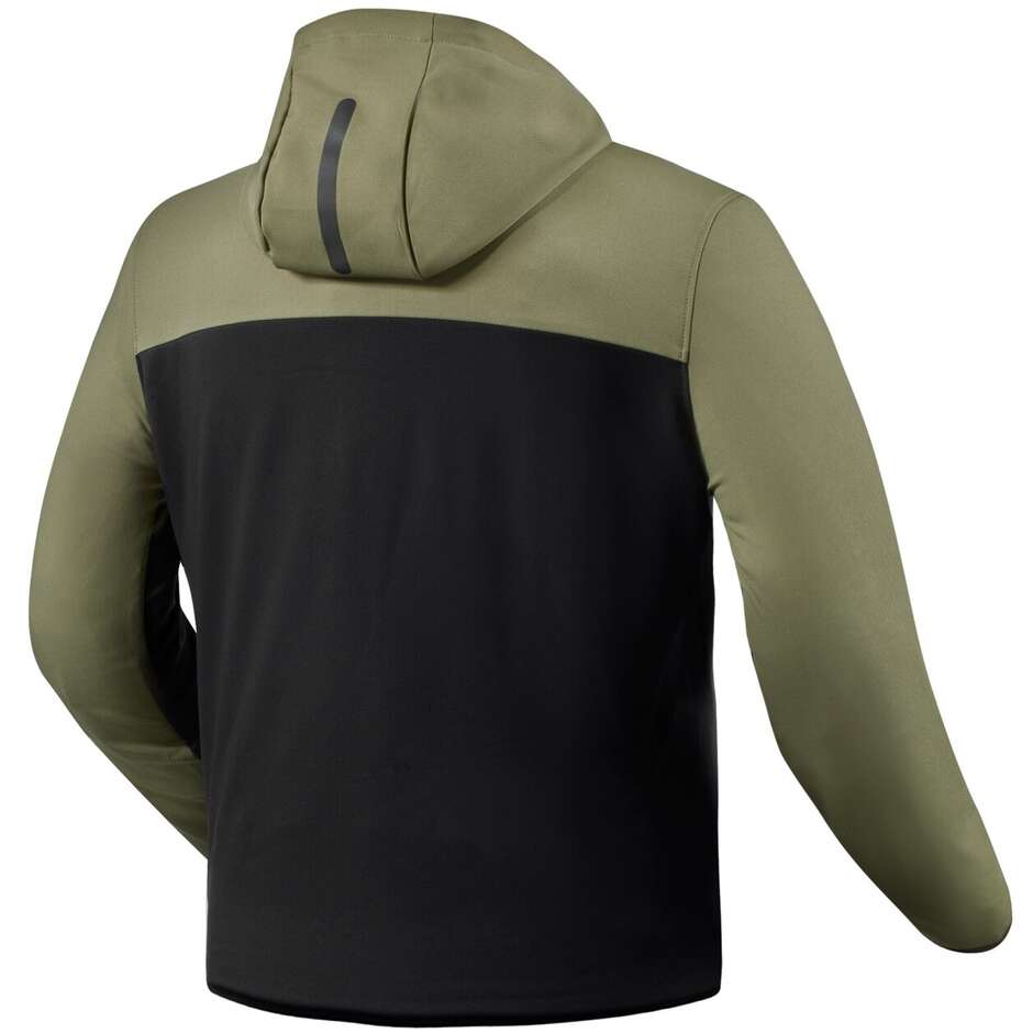 Giubbotto Moto Tessuto Rev'it con Capuccio ANDON Nero Verde
