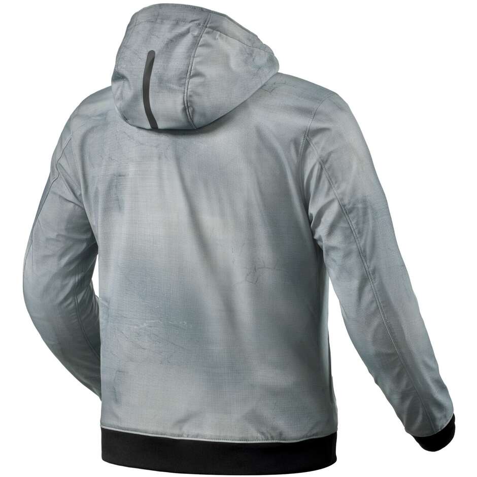Giubbotto Moto Tessuto Rev'it SAROS WB Grigio Grigio Scuro