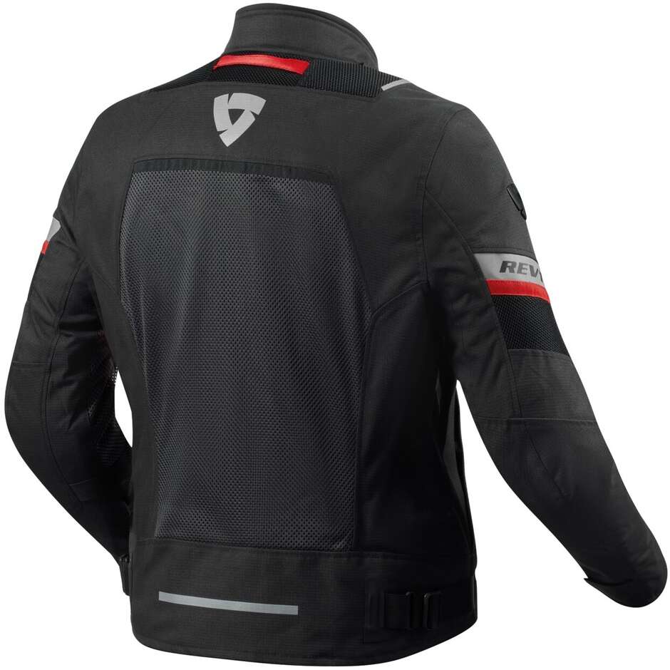 Giubbotto Moto Tessuto Rev'it TORNADO 4 H2O Nero Antracite