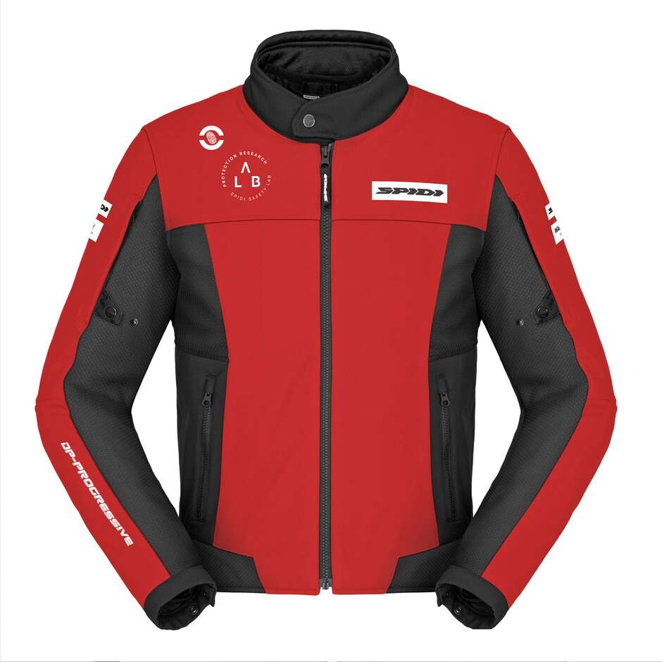 Giubbotto Moto Tessuto CORSA TEX Rosso nero taglia S