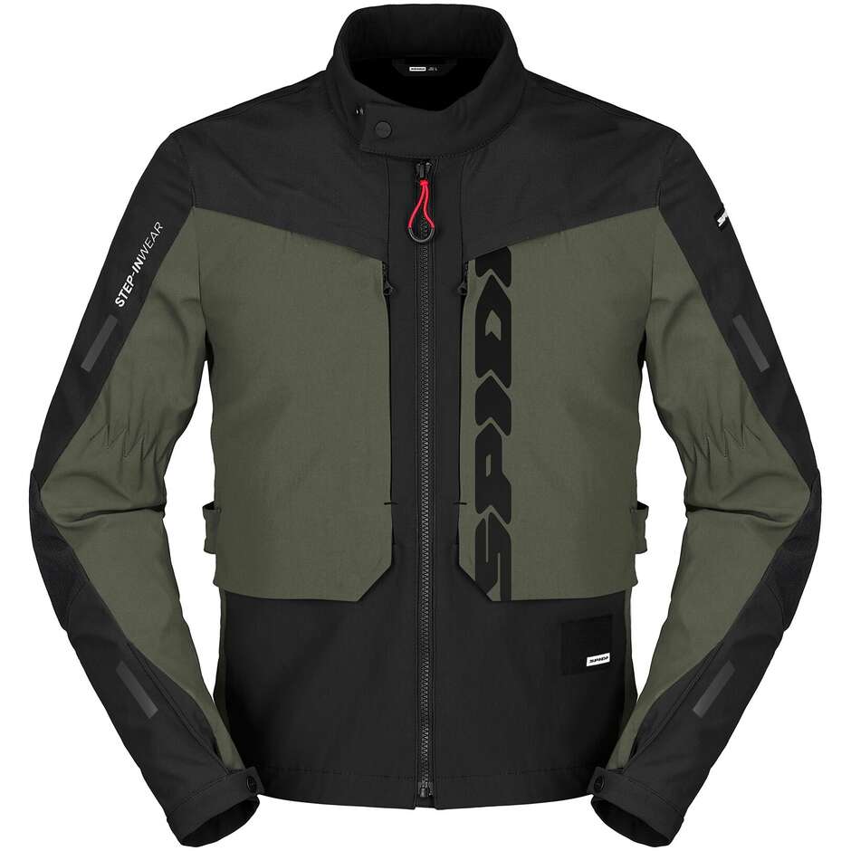 Giubbotto Moto Tessuto TERRAN Militare taglia L