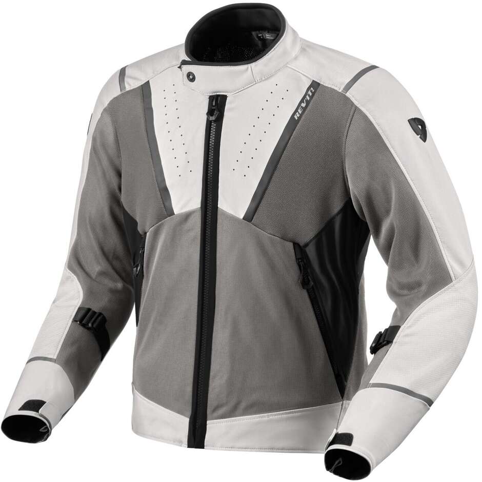 Giubbotto Moto Traforate Rev'it AIRWAVE 4 Argento Antracite