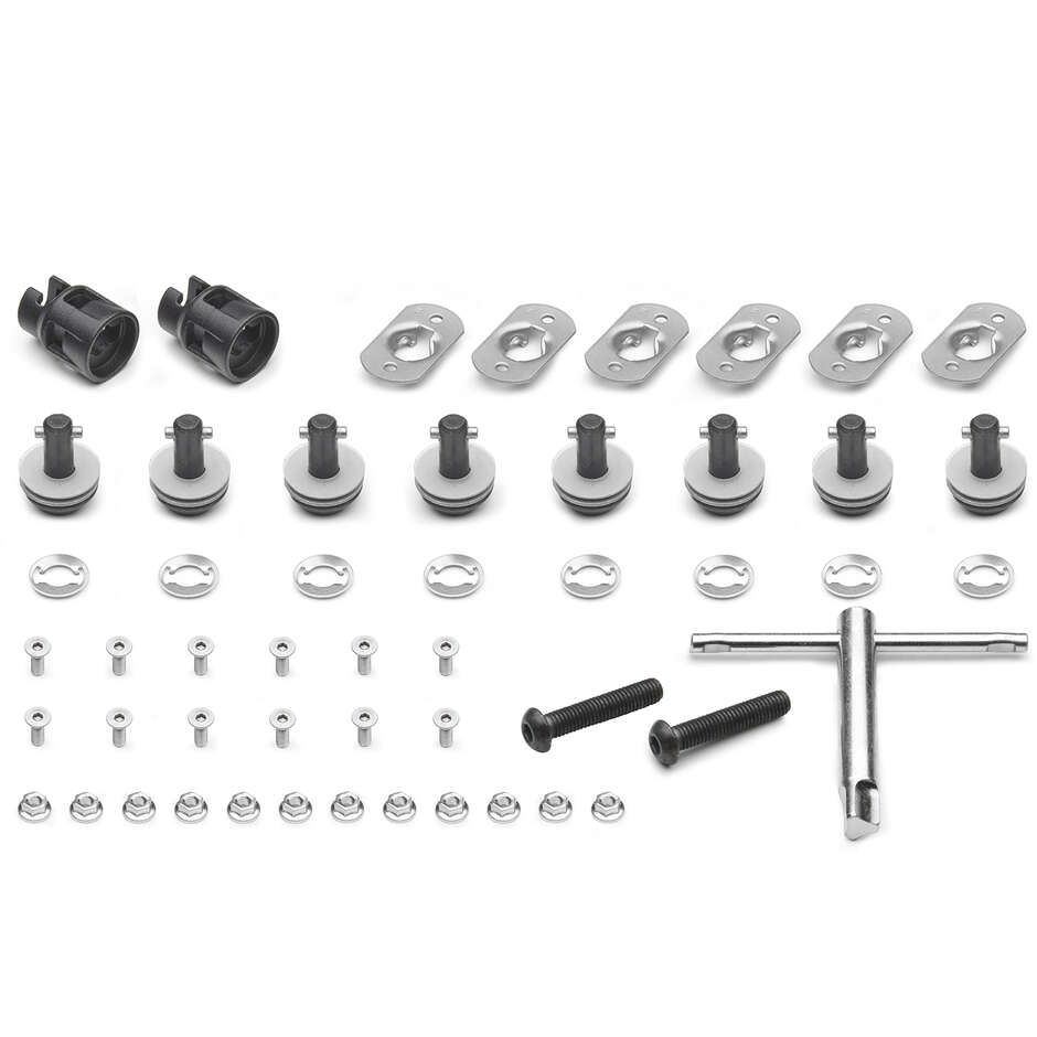Givi 09RKIT Rapid Release Kit zur Umwandlung von Seitenrahmen in einen Rahmen zum schnellen Entfernen