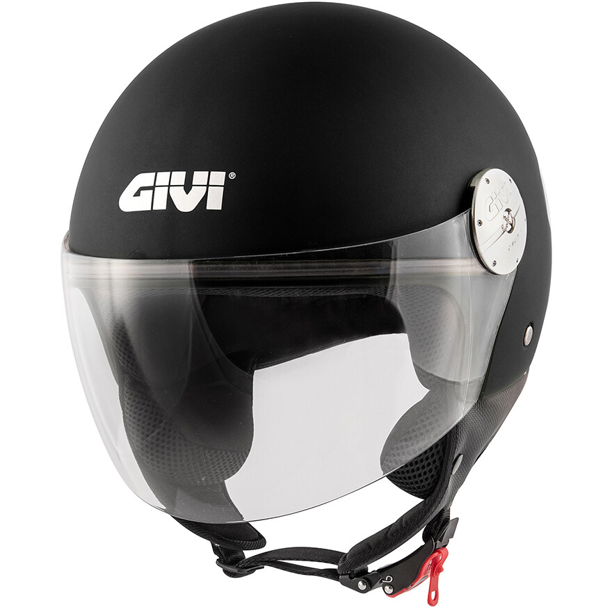 Givi 10.7 Evo Mattschwarzer Motorrad-Jethelm