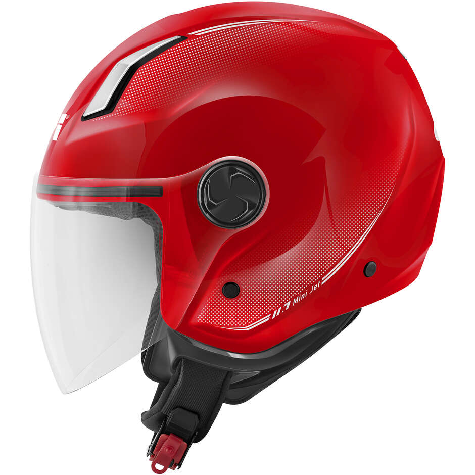 Givi 11.7B Jet Motorcycle Helmet Matt Red