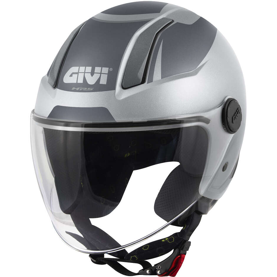 Givi 11.7F Logic Jet Motorradhelm Titan Silber