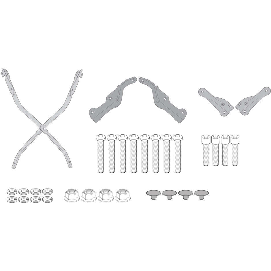 Givi 1173FZ Monokey- oder Monolock-Topcase-Heckträger für HONDA CB 650 R (19 > 20)
