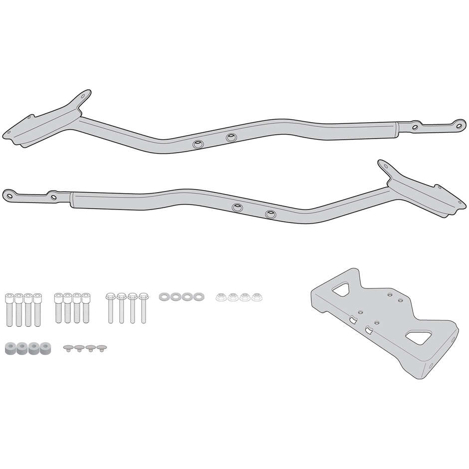 Givi 1176FZ Monokey or Monolock Rear Top Case Mount For HONDA CB 500 F (19 > 23)