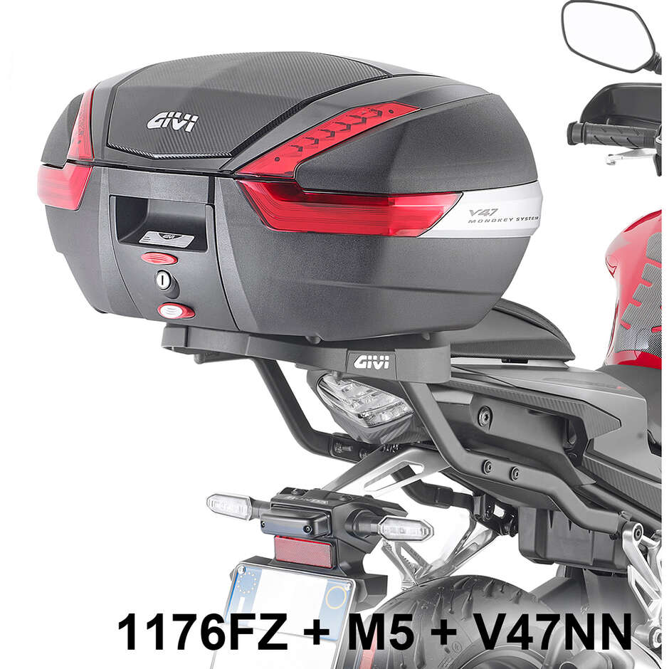Givi 1176FZ Monokey or Monolock Rear Top Case Mount For HONDA CB 500 F (19 > 23)