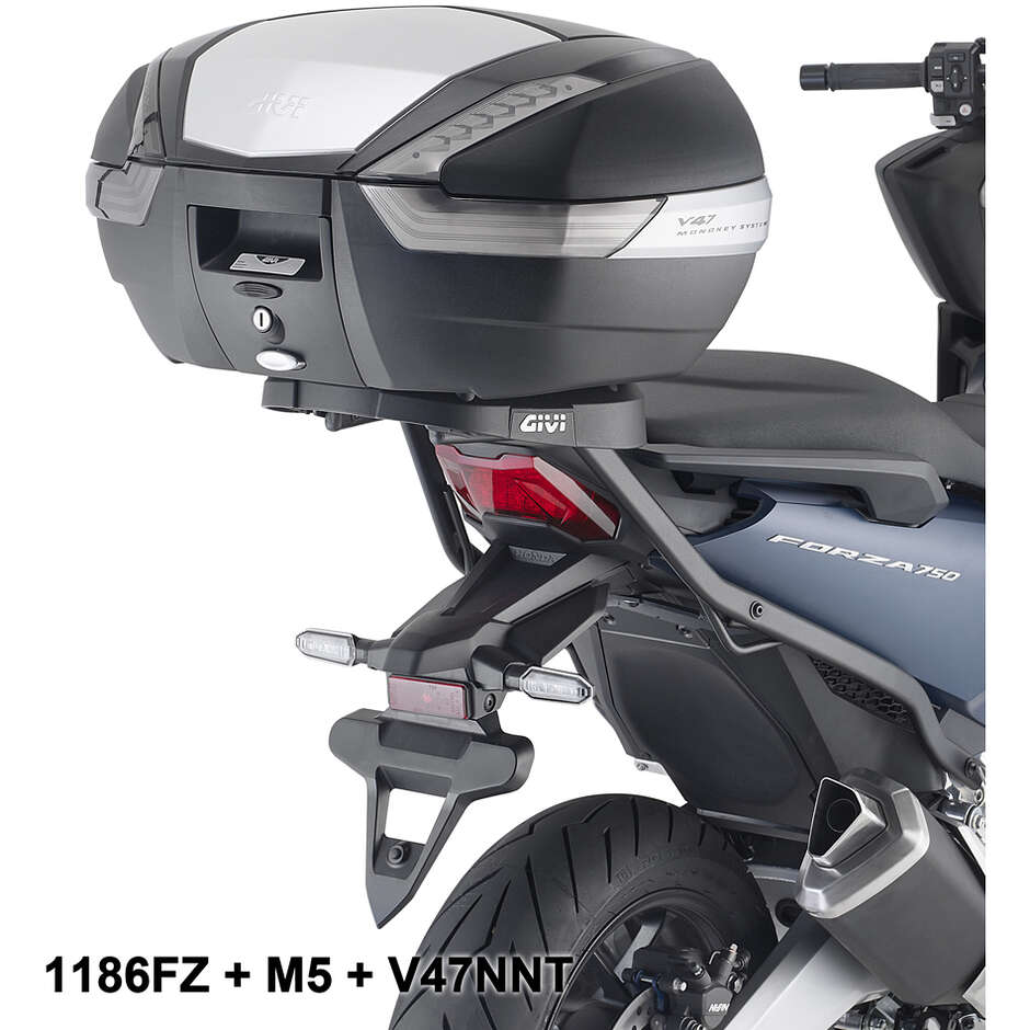 Givi 1186FZ Monokey oder Monolock Top Case Gepäckträger für HONDA Forza 750 (21 > 24)