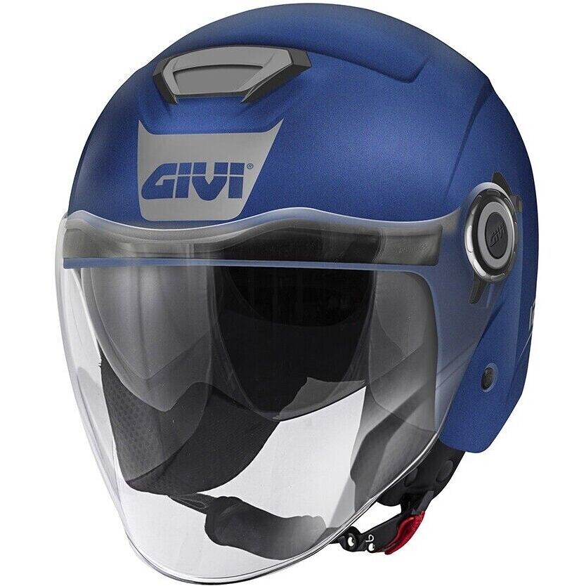 Givi 12.5 Matt Blue Motorcycle Jet Helmet