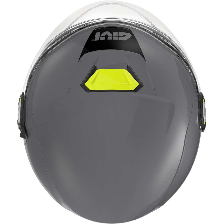 Givi 12.5B Jet Motorcycle Helmet Glossy Grey