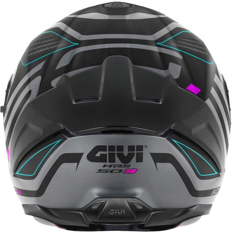 Givi 50.3 QUASAR Full Face Motorcycle Helmet, Matt Grey