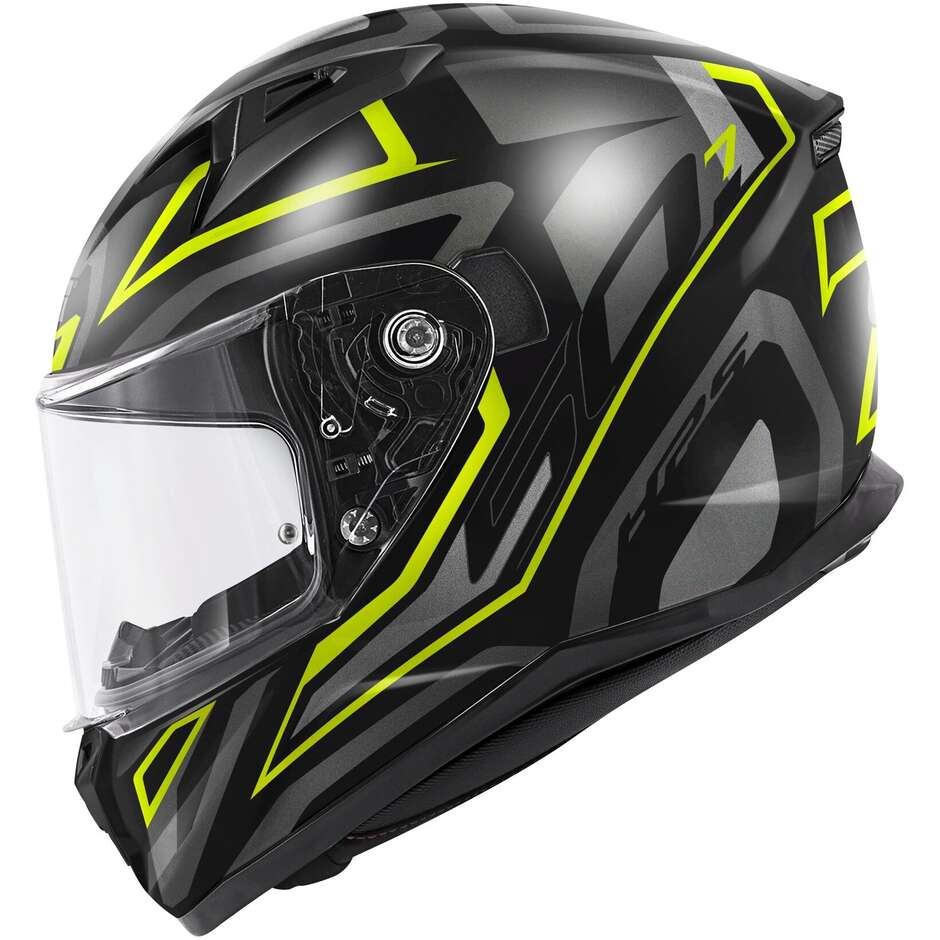 Givi 50.7 PROTON Titanium Yellow Full Face Motorcycle Helmet