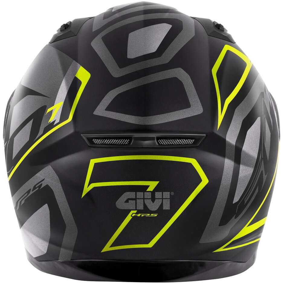 Givi 50.7 PROTON Titanium Yellow Full Face Motorcycle Helmet