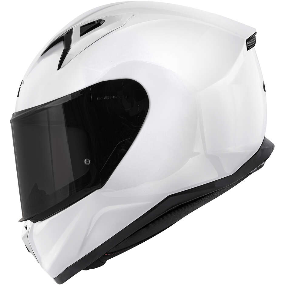 Givi 50.7B Glossy White Integral Motorcycle Helmet
