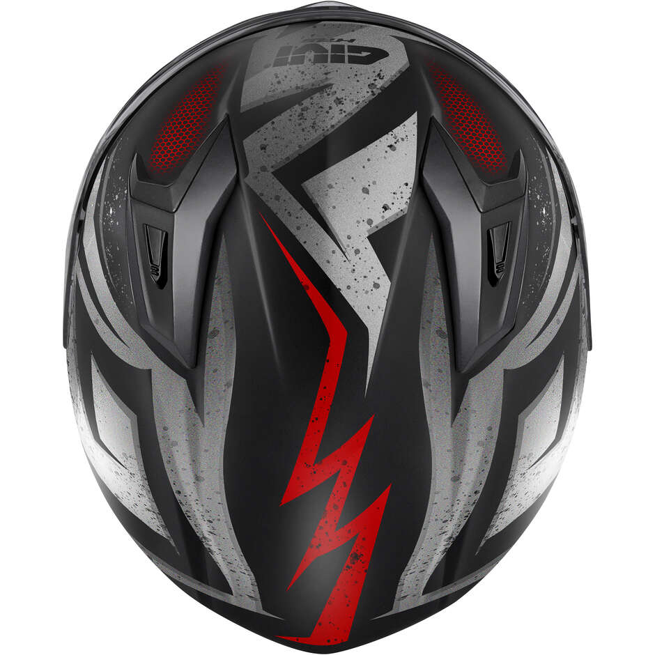 Givi 50.7F REBEL Integral Motorcycle Helmet Black Red