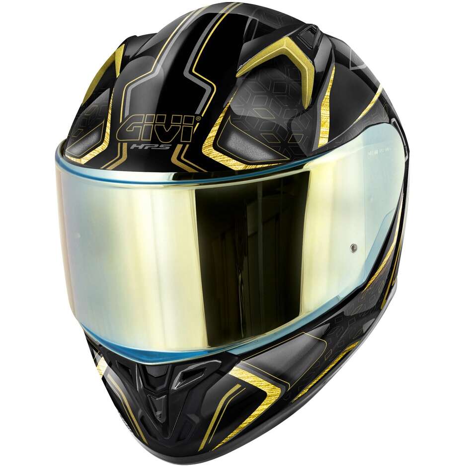 Givi 50.8 MYSTICAL Full Face Motorcycle Helmet Black Bronze Orange