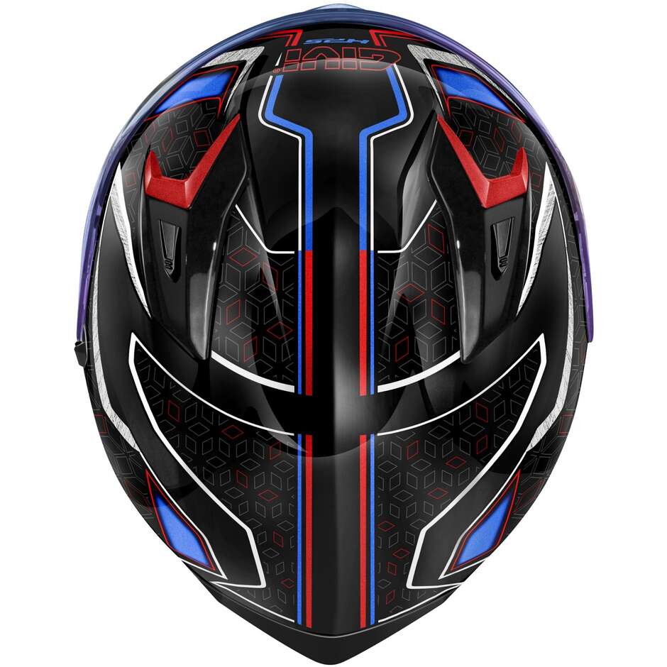 Givi 50.8 MYSTICAL Full Face Motorcycle Helmet Black Red Blue White