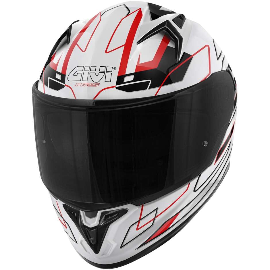 Givi 50.9 ASSAULT Full Face Motorcycle Helmet White Black Red
