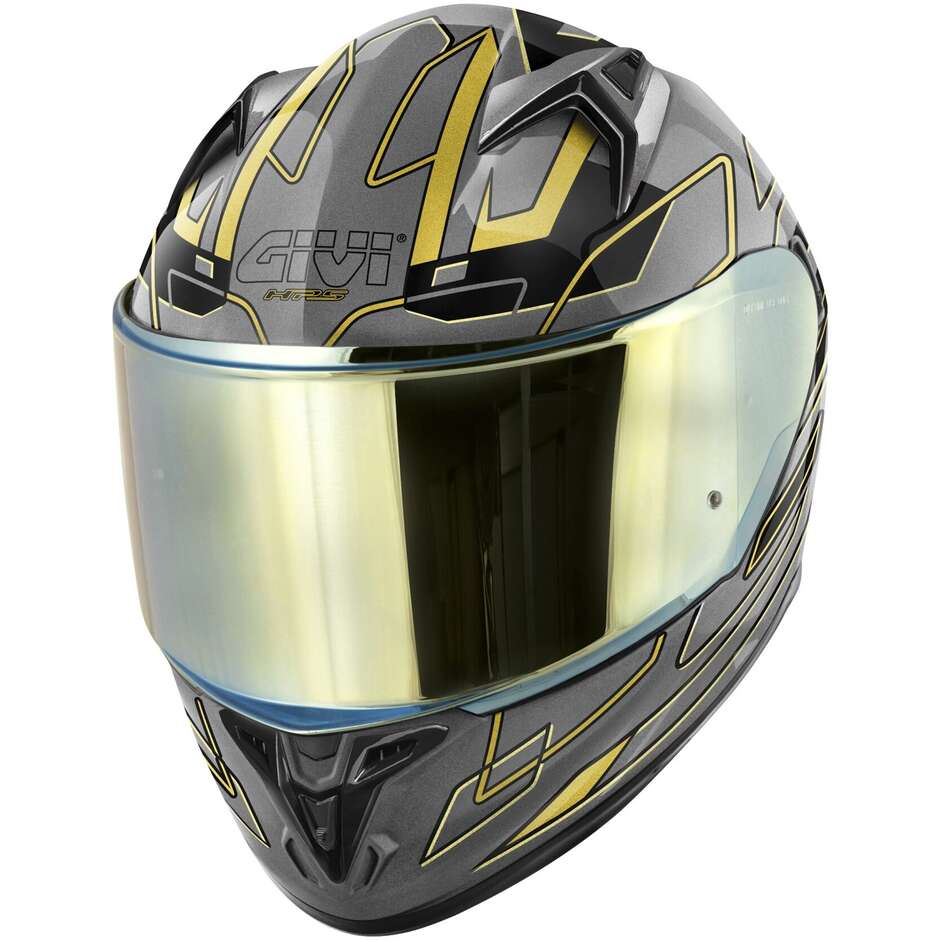 Givi 50.9 ASSAULT Titanium Bronze Orange Full Face Motorcycle Helmet