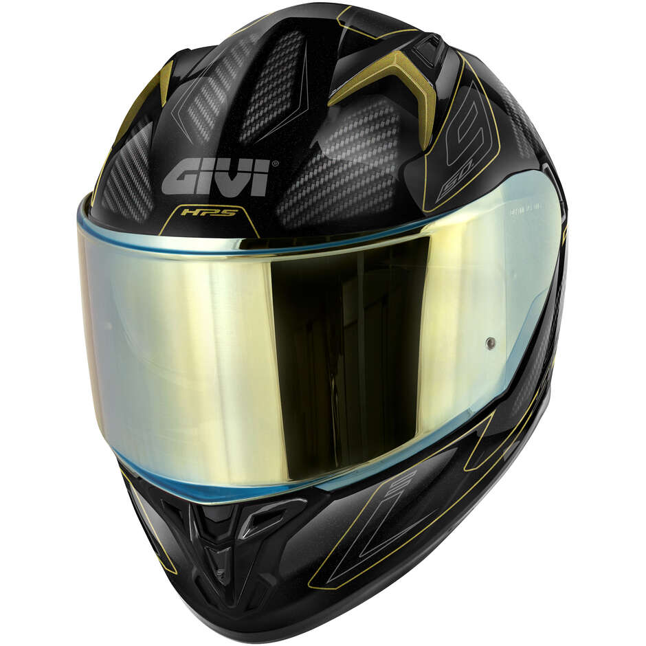 Givi 50.9F ENIGMA Integral Motorcycle Helmet Black Titanium Gold