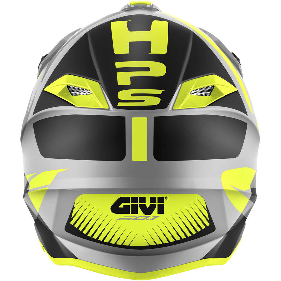 Givi 60.1 FRESH Cross Enduro Motorcycle Helmet Black Yellow