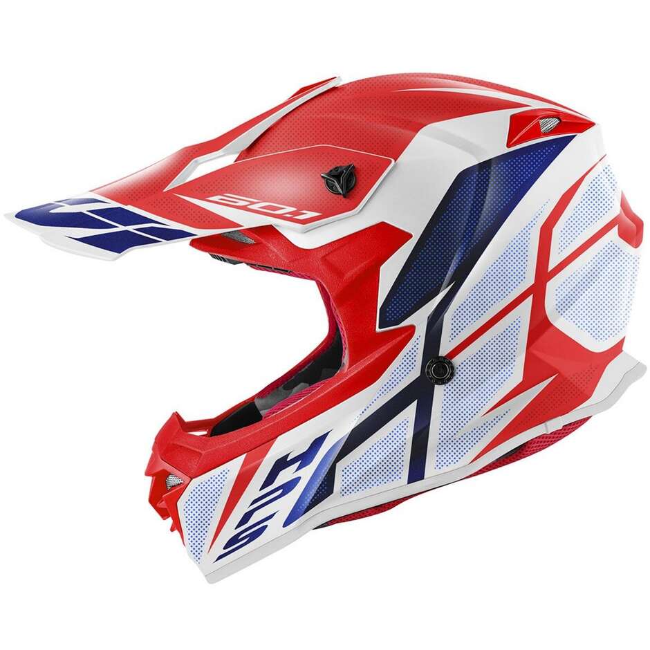 Givi 60.1 INVERT Cross Enduro Motorcycle Helmet Red White