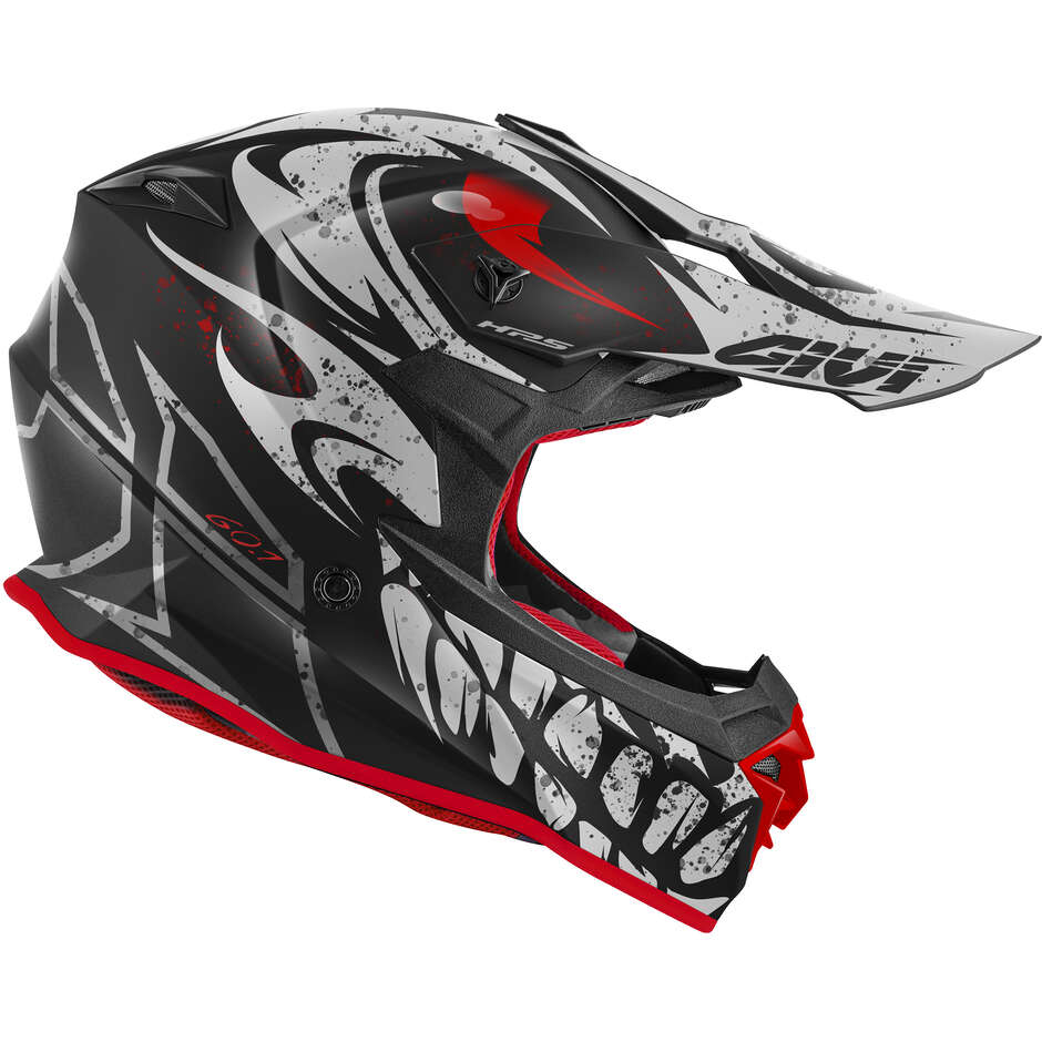 Givi 60.1F GLOOM Cross Enduro Motorcycle Helmet Matt Black Titanium