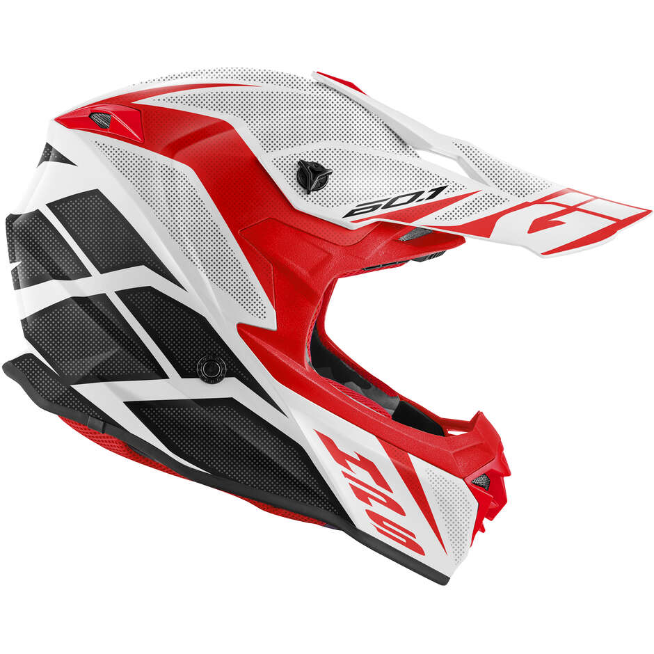 Givi 60.1F INVERT Cross Enduro Motorcycle Helmet Red White Black