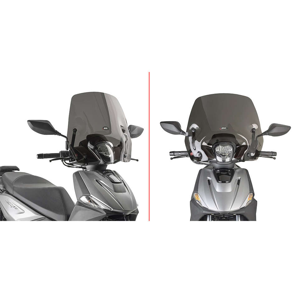 Givi 6131S Smoked Specific Windshield for KYMCO AGILITY NX 125 (26)