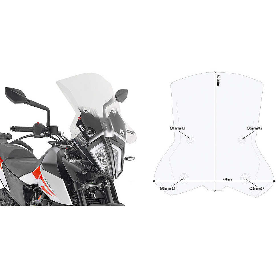 セキュリティ・セーフティ Givi Airflow KTM 390 Adventure 20-24 セキュリティ・セーフティ Givi Airflow KTM 390 Adventure 20-24