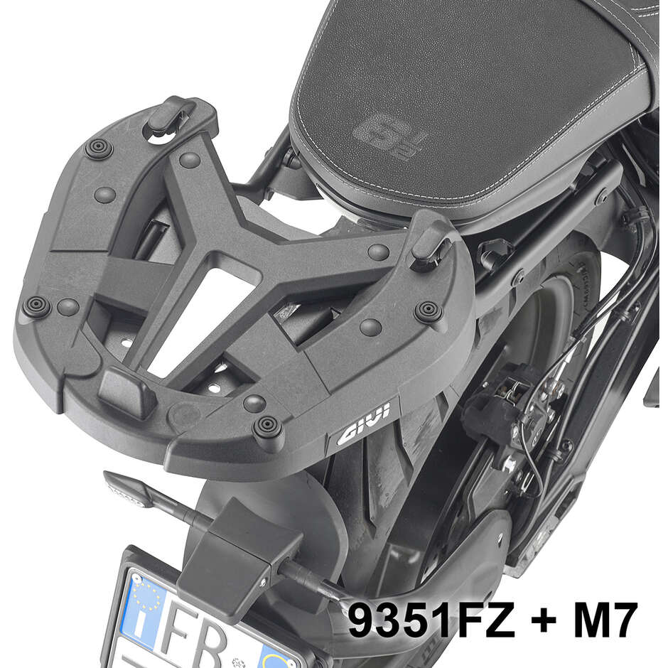 Givi 9351FZ Monokey oder Monolock Topcase Gepäckträger für Moto Morini Seiemmezzo SCR 650 (22 > 24)