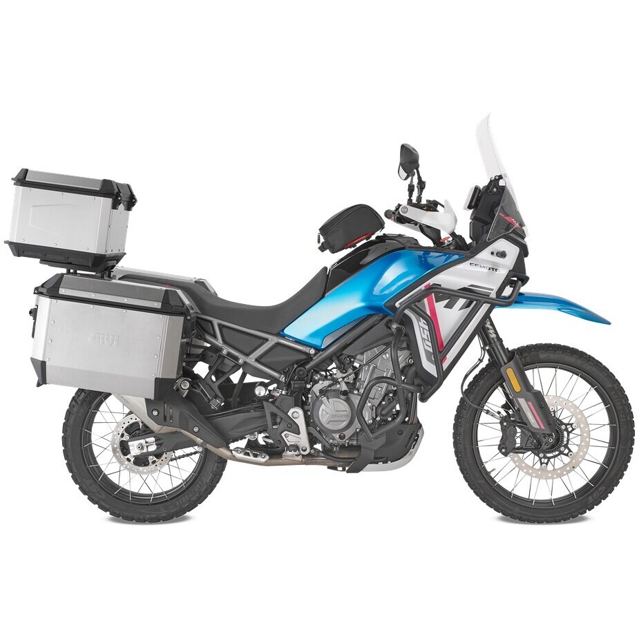 Givi ALP44A2 ALPINA Monolock Motorrad-Topcase, Aluminium natur