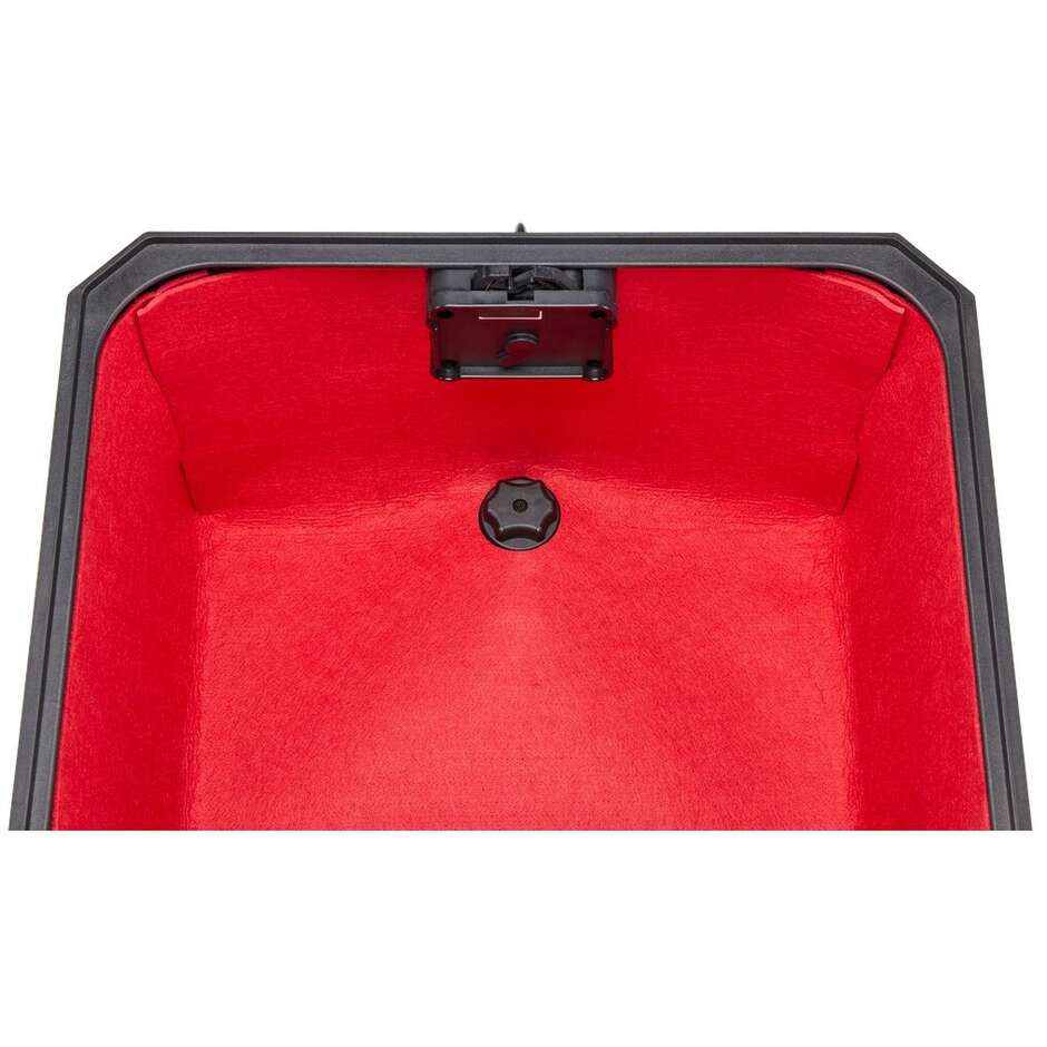 Givi ALP44B2 ALPINA Monolock Motorcycle Top Case, Black Aluminum