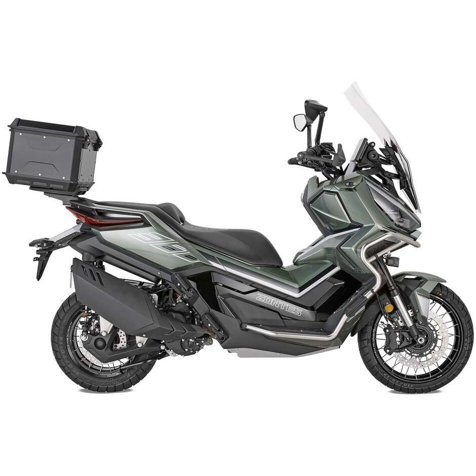 Givi ALP44B2 ALPINA Monolock Motorcycle Top Case, Black Aluminum