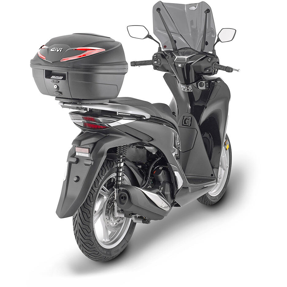 Givi B39 Monolock Motorcycle Top Case with Red Reflectors, 39 Liters