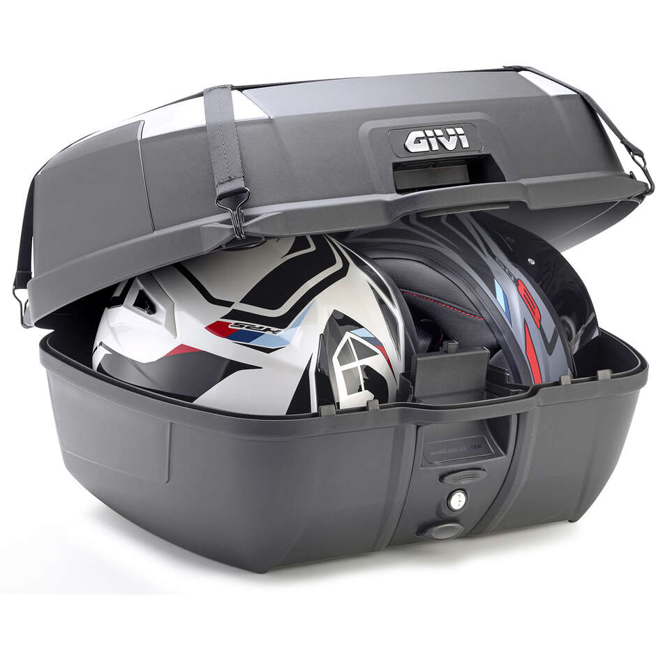 Givi B45+ Monolock Motorrad Topcase Schwarz 45 Liter