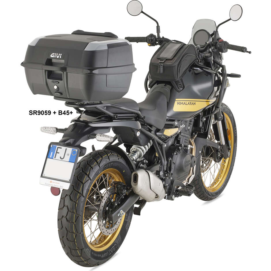 Givi B45+ Monolock Motorrad Topcase Schwarz 45 Liter